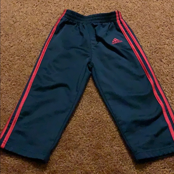 Black & Red Adidas pants 18 Months - Picture 2 of 4